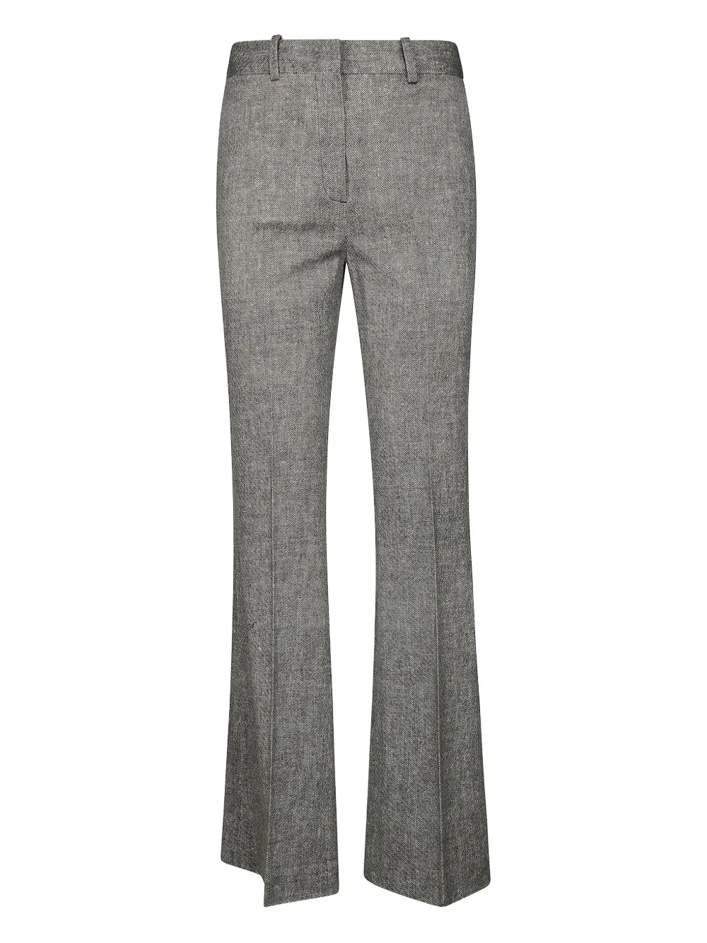Shop Circolo 1901 Flared Trousers In Black