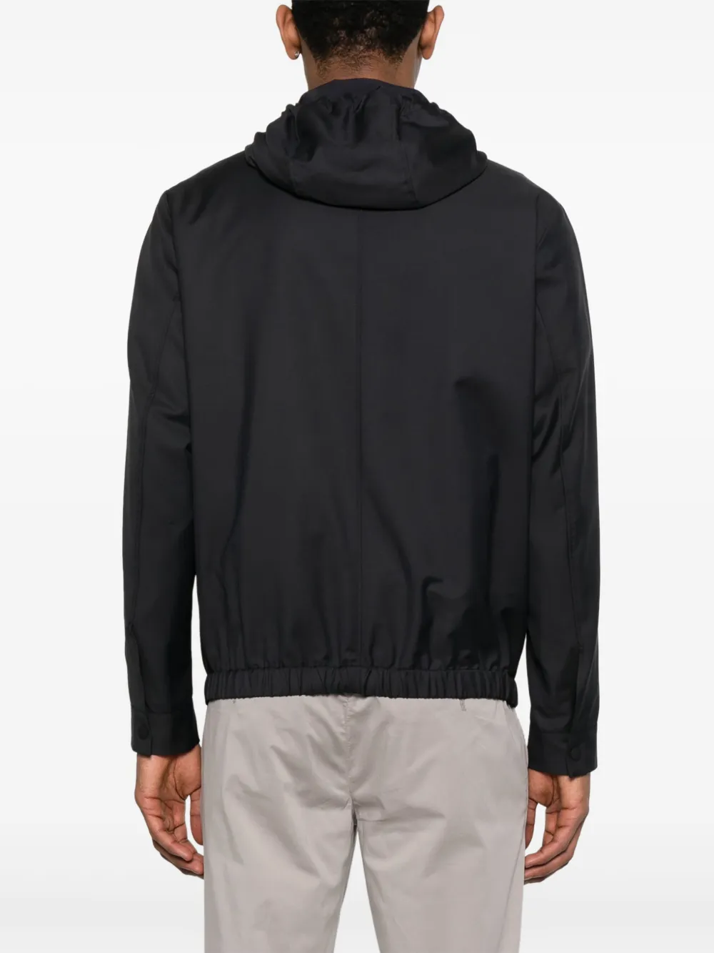 Peserico Jack met capuchon Blauw