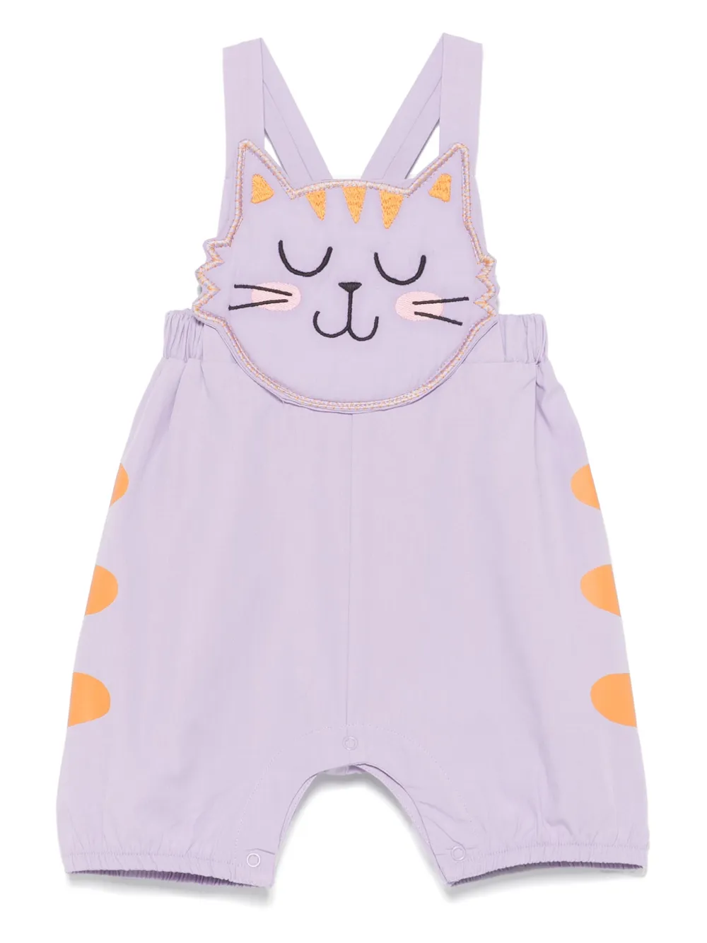 Stella McCartney Kids キャットモチーフ トラックスーツ - パープル Stella McCartney Kids キャットモチーフ トラックスーツ - パープル