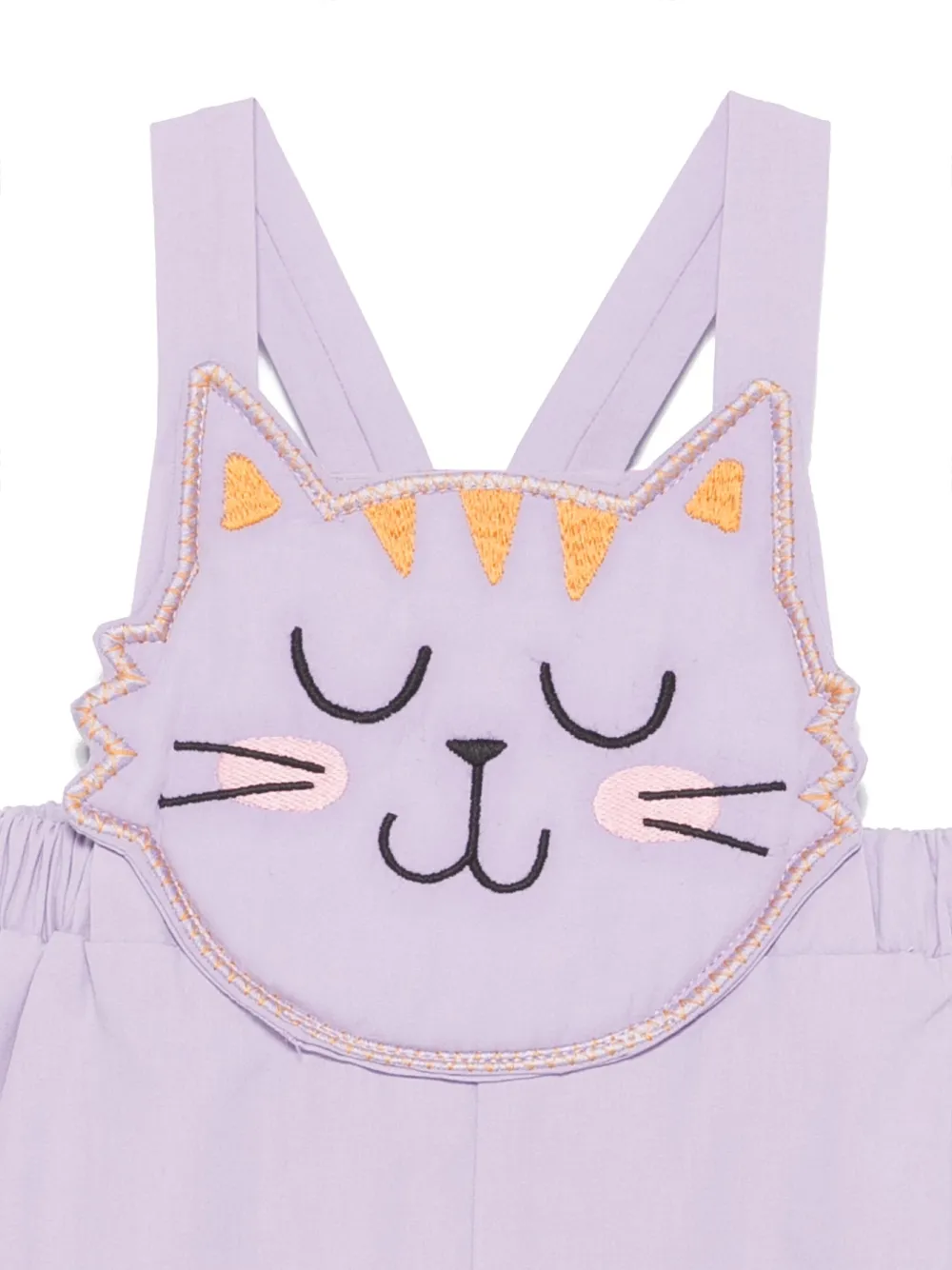 Stella McCartney Kids Trainingspak met kattenpatroon Paars