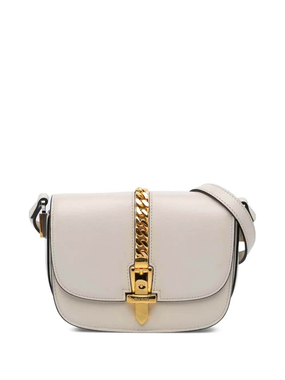 Gucci Pre-Owned شنطة كروس 'سيلفي 1969' جلد صغيرة 2024-2016 | أبيض | Image 1
