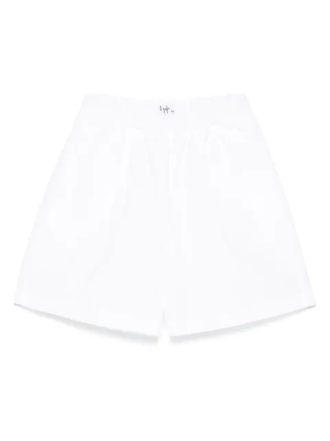 Il Gufo logo-tag shorts