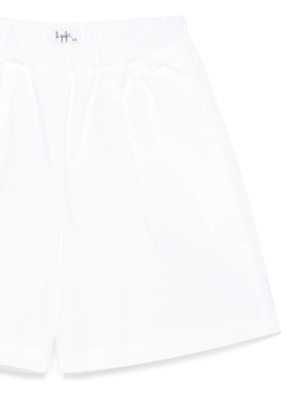 Il Gufo Shorts met logotag Wit