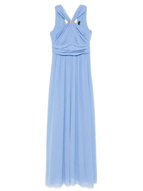 LIU JO gathered-detail gown 