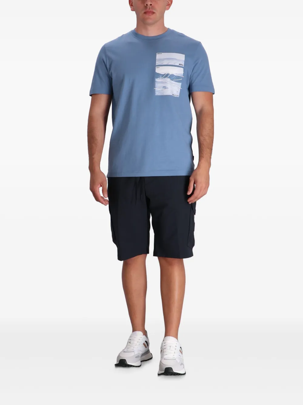 BOSS playera con bolsillo gráfico | Shorts para correr | Image 2