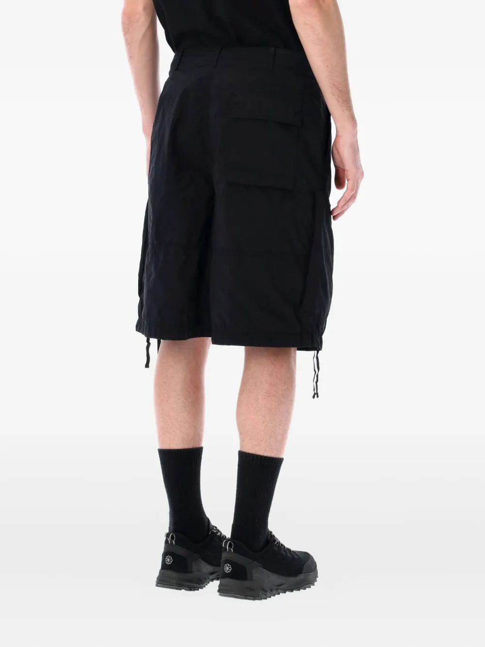 Ten C cargo-pocket shorts - Zwart