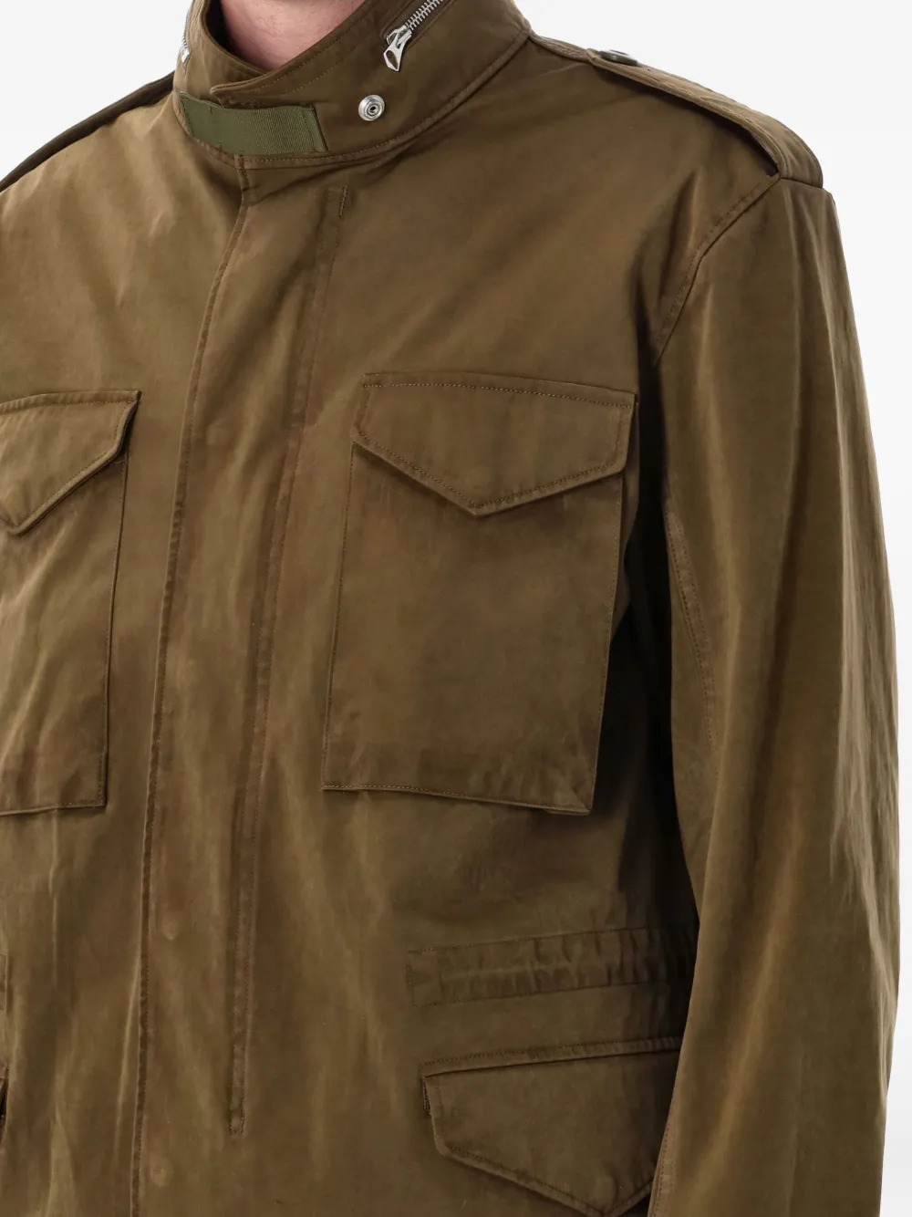 Ten C Cargo jack in militaire stijl Groen