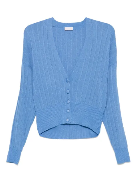 LIU JO wide-ribbed cardigan