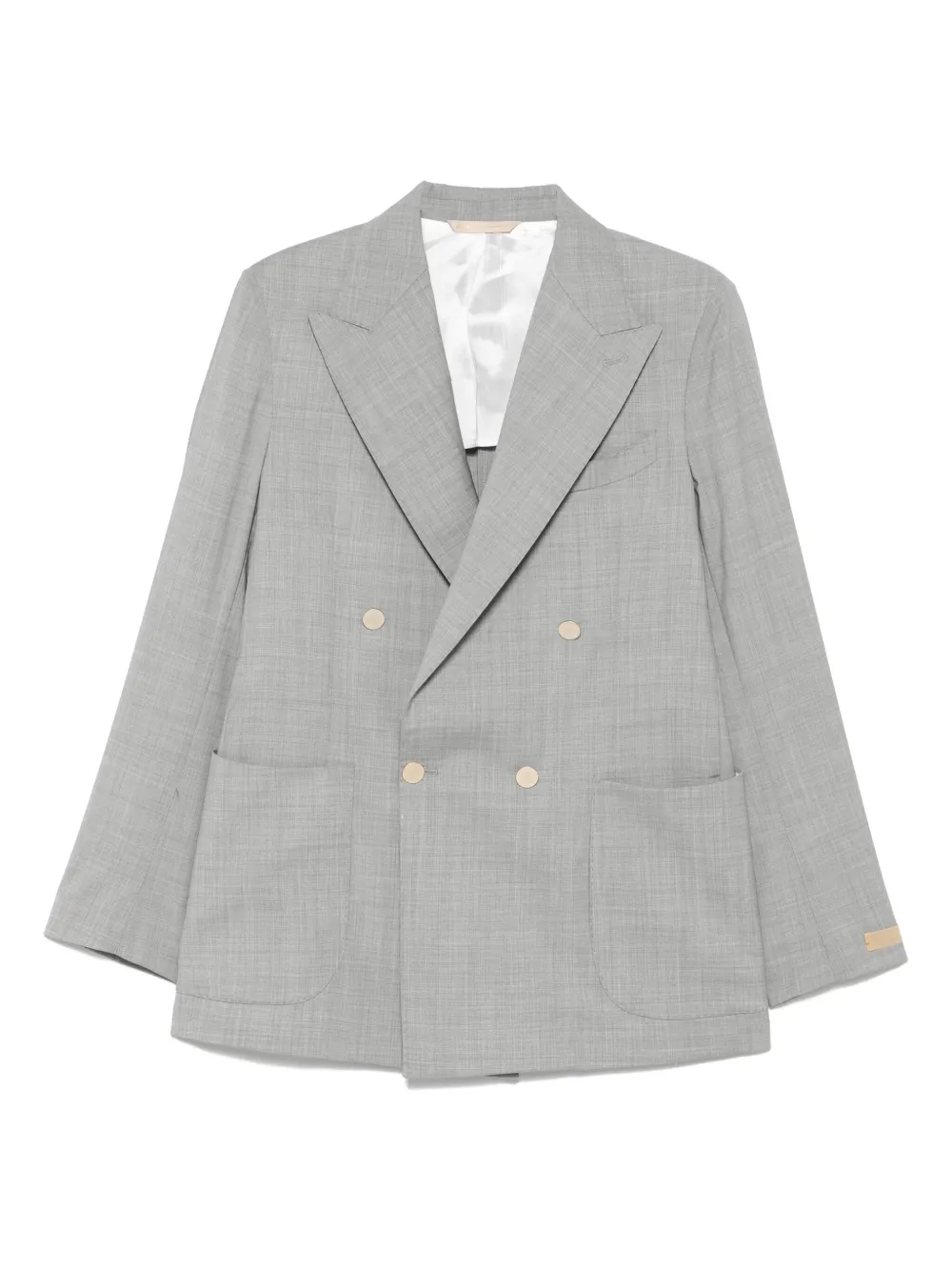 Briglia 1949 Blazer met dubbele rij knopen Grijs