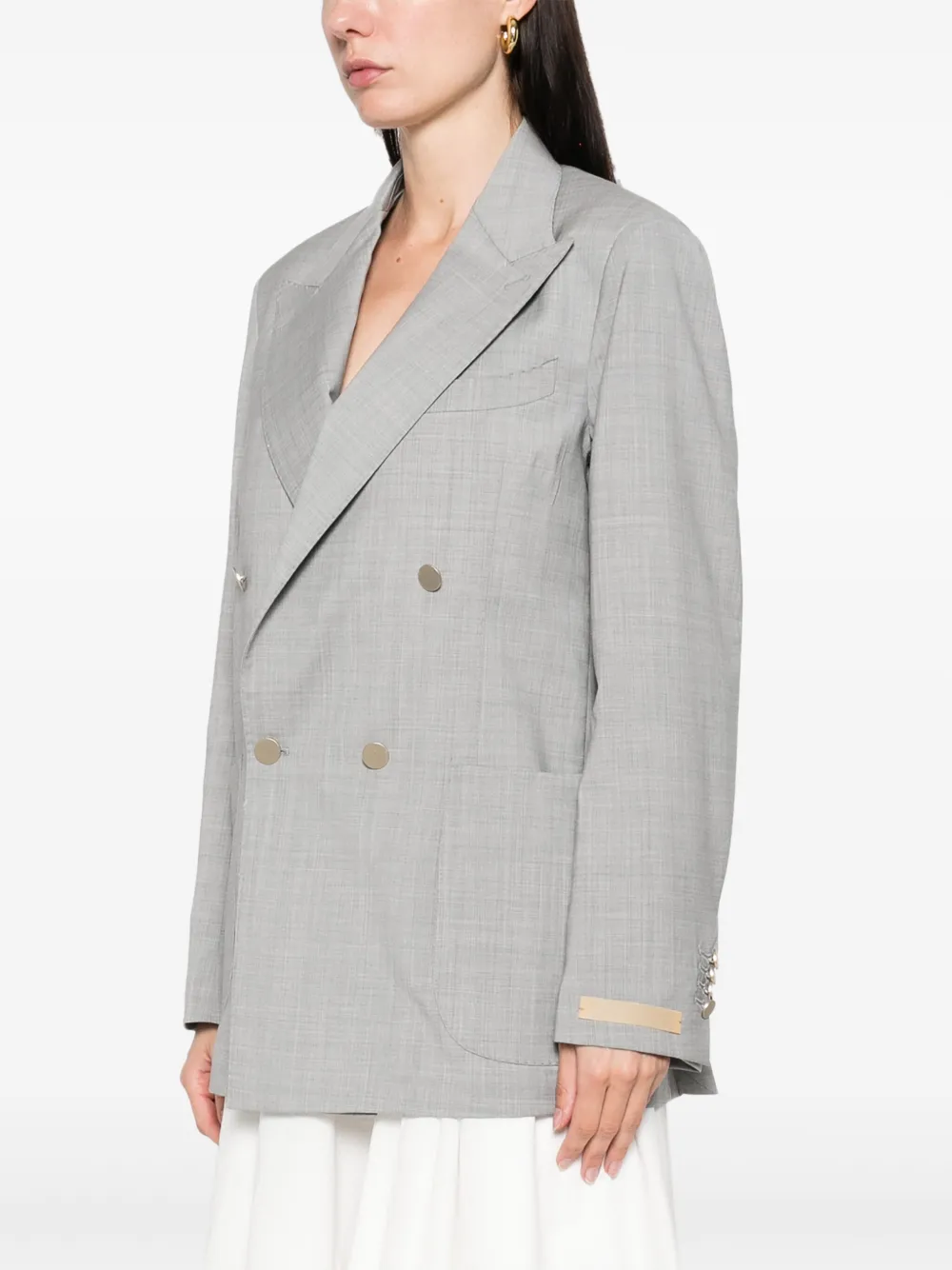 Briglia 1949 Blazer met dubbele rij knopen Grijs