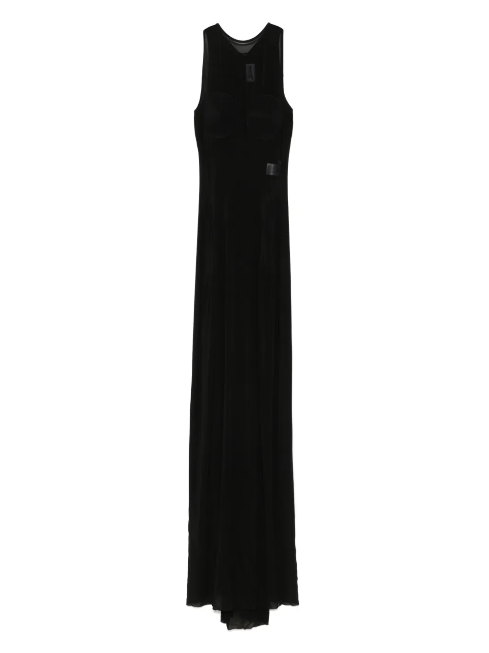 Jean Paul Gaultier セミシアー マキシドレス - ブラック Jean Paul Gaultier セミシアー マキシドレス - ブラック