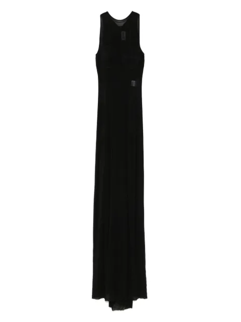 Jean Paul Gaultier semi-sheer maxi dress