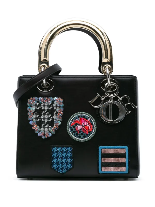 Christian Dior Pre-Owned 2014 ミディアム カーフスキン パッチ