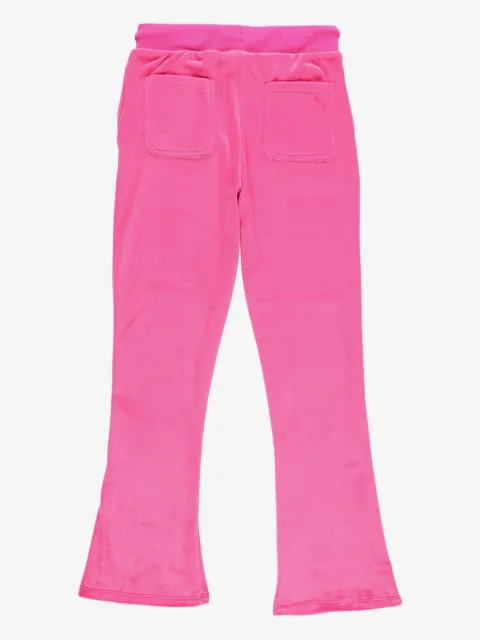 Juicy Couture Kids 로고 스터드 트랙 팬츠