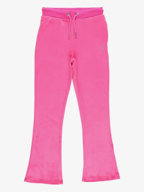 Juicy Couture Kids logo-studded track pants