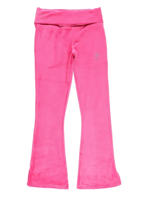 Juicy Couture Kids logo-studded track pants