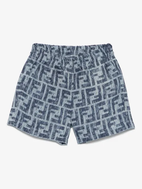 Fendi Kids FF-motif shorts
