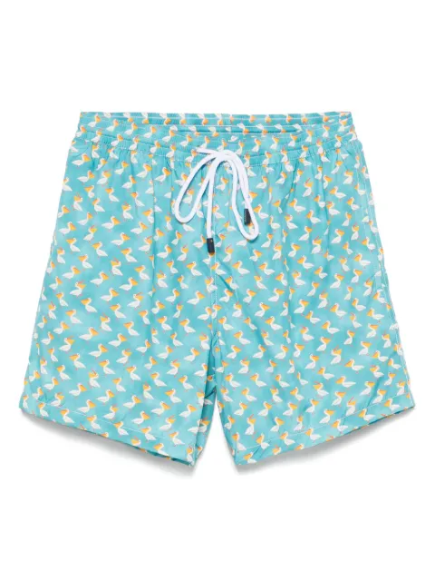 Barba duck-print swim shorts