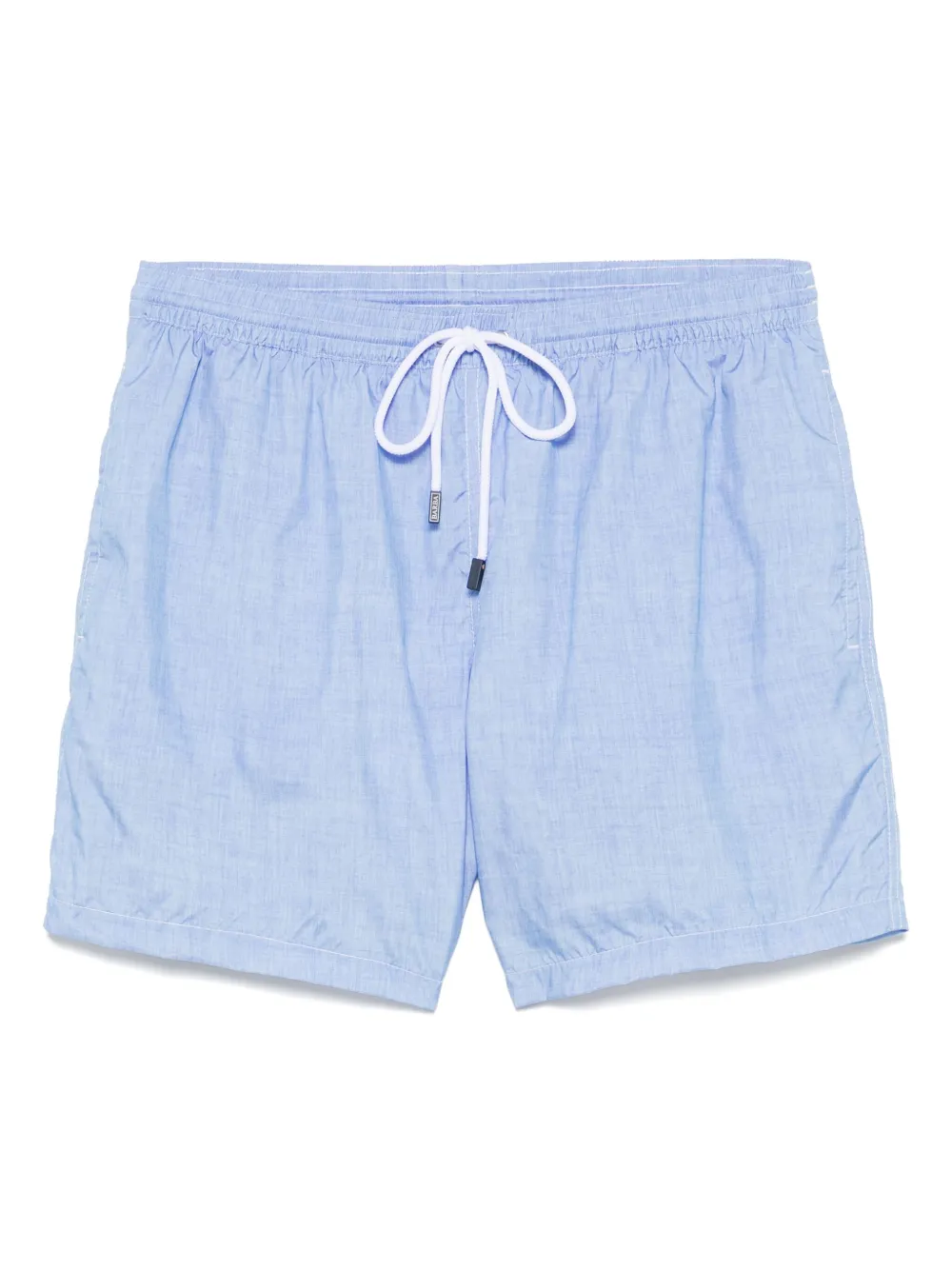 Barba logo-patch swim shorts - Blu