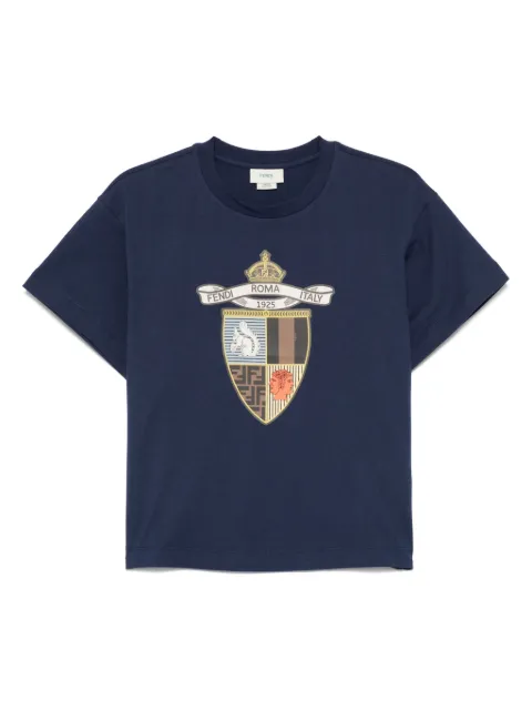 Fendi Kids crest-print T-shirt