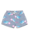MC2 Saint Barth Kids Jean swim shorts - Blue