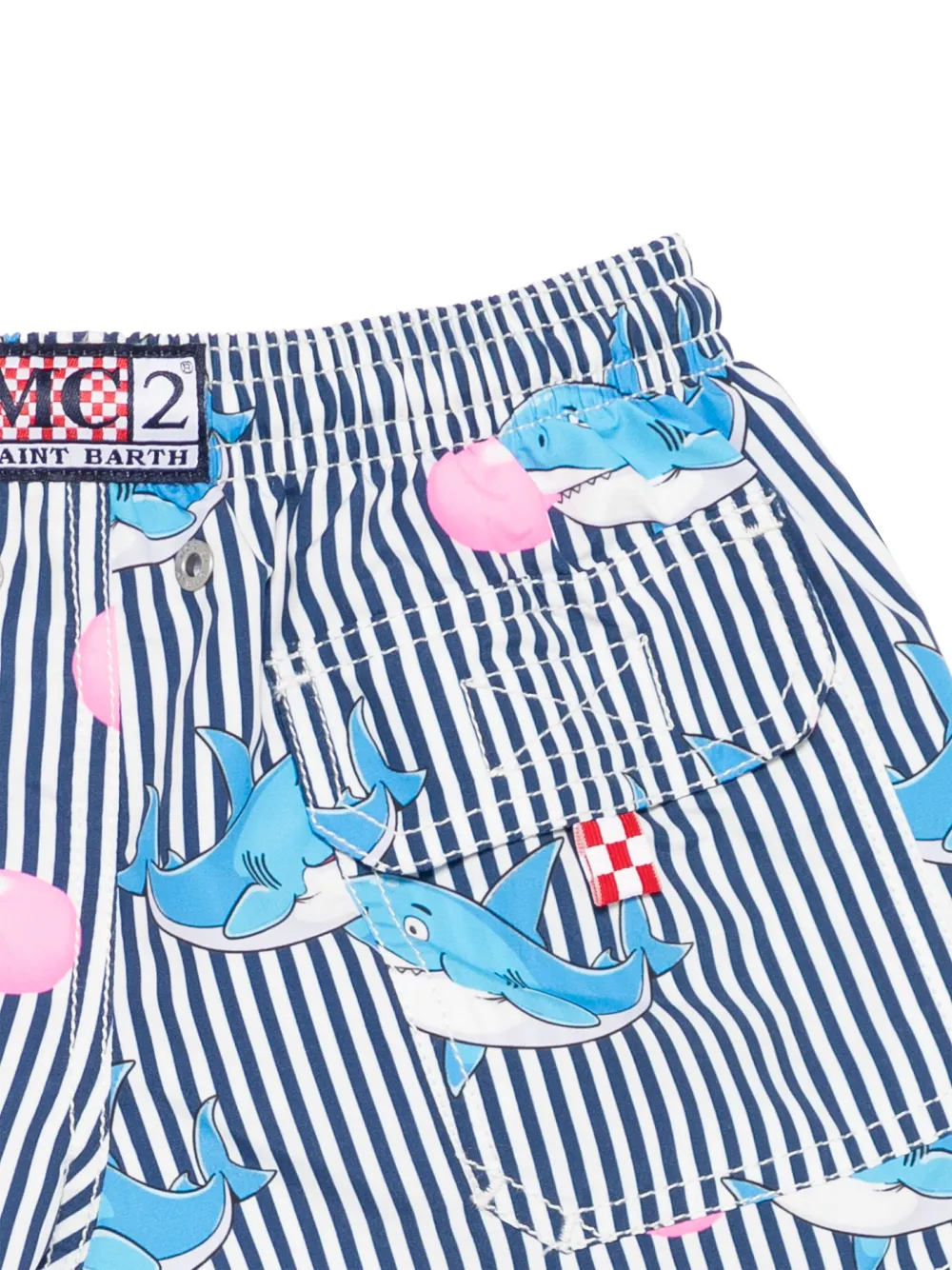 MC2 Saint Barth Kids Jean zwembroek Blauw