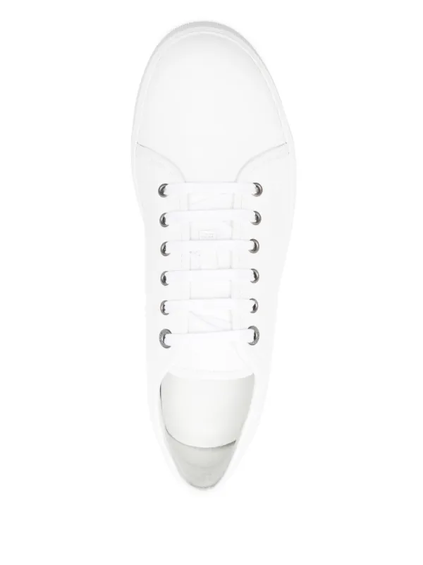 Lanvin レザースニーカー | ホワイト | FARFETCH JP