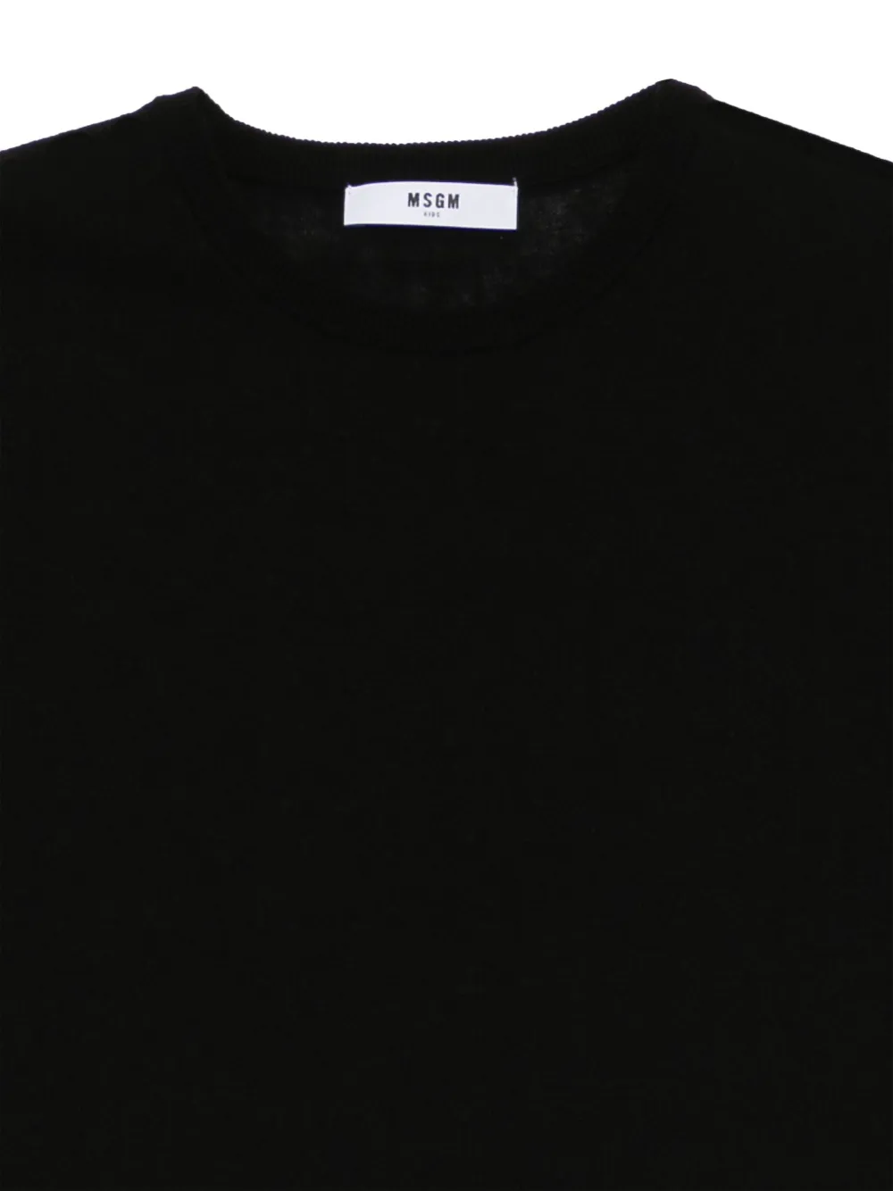 MSGM Kids Katoenen T-shirt Zwart