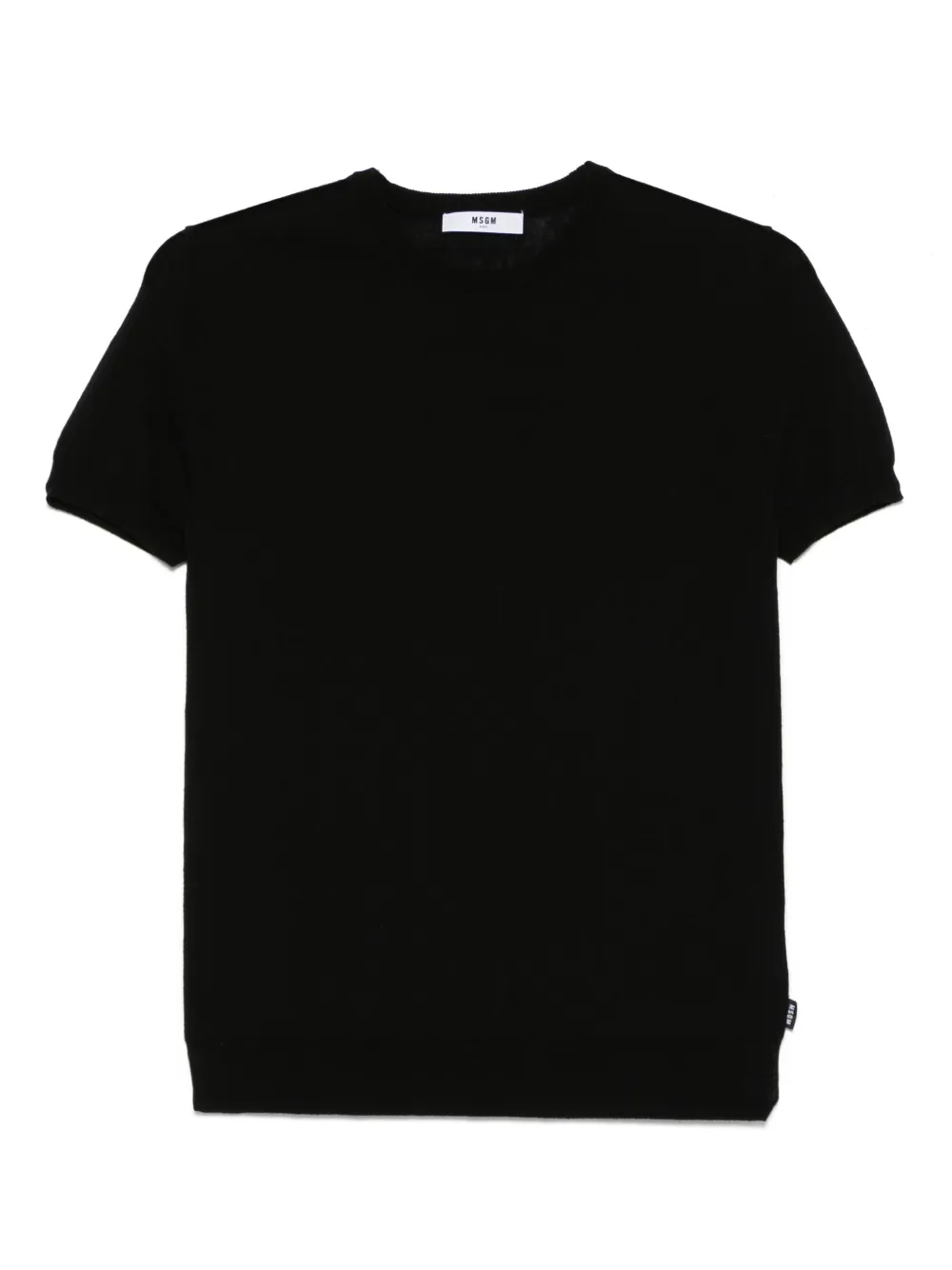 MSGM Kids Katoenen T-shirt Zwart