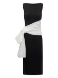 CHIARA BONI La Petite Robe tie-fastening midi dress - Black