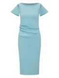 CHIARA BONI La Petite Robe ruched midi dress - Blue