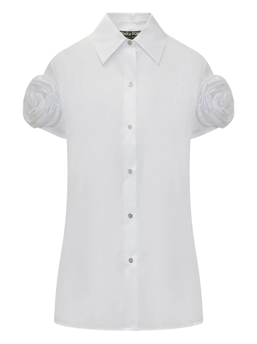 CHIARA BONI LA PETITE ROBE PUFFED SLEEVE SHIRT