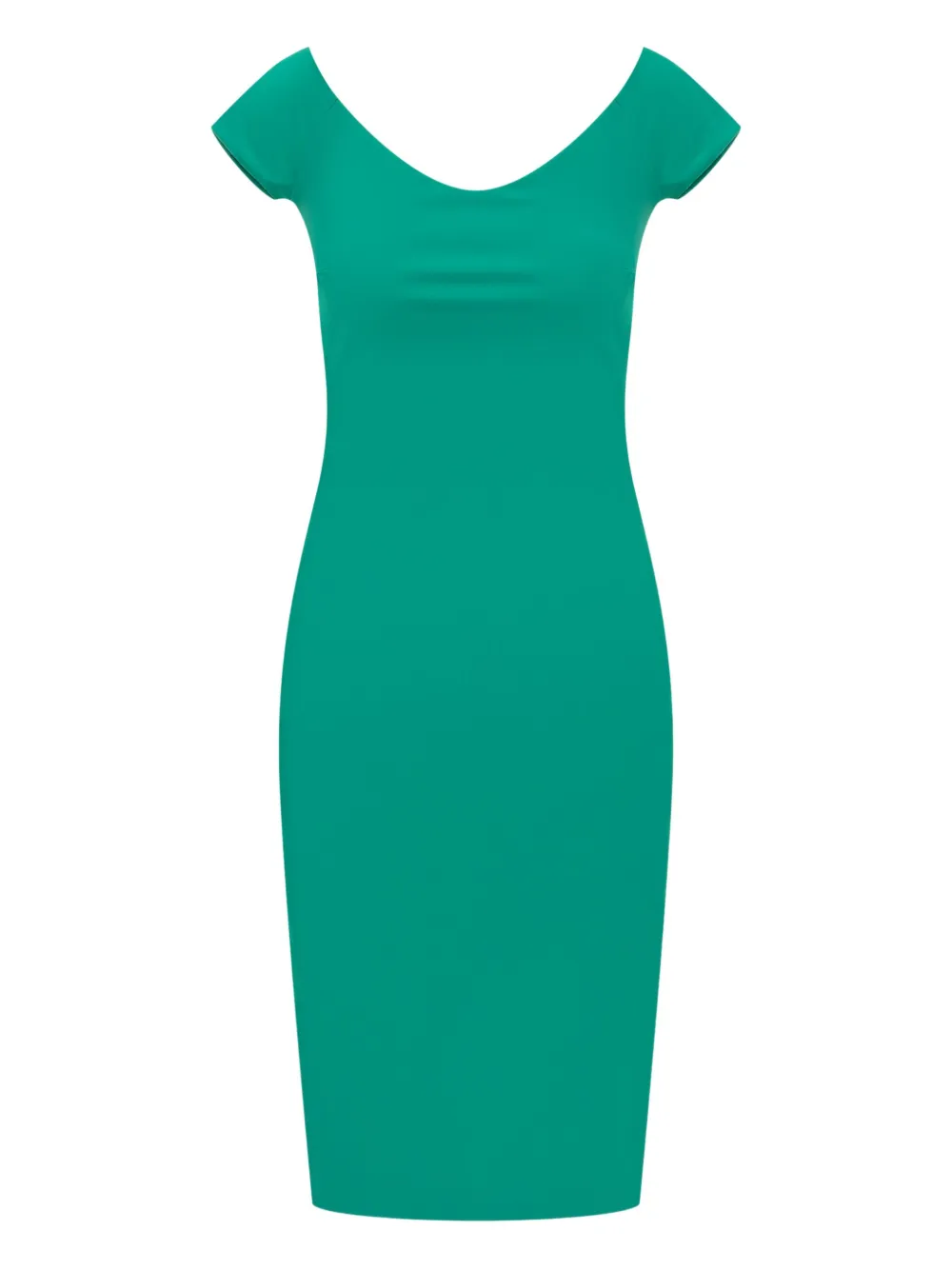 off-the-shoulder fitted dress