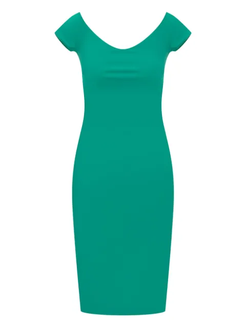 CHIARA BONI La Petite Robe off-the-shoulder fitted dress