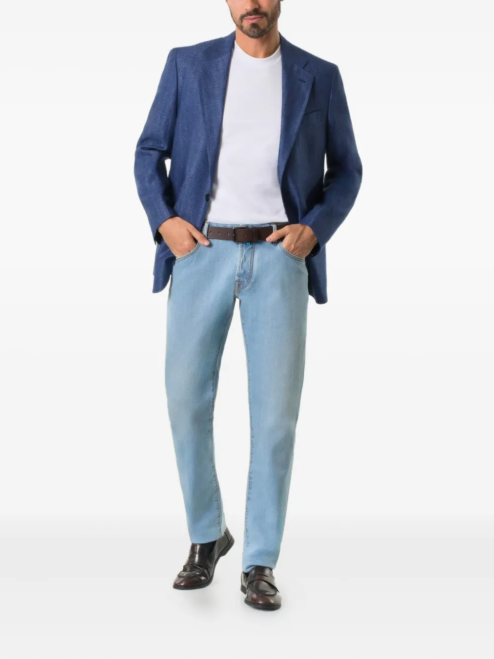 COLAMARINO patch-pocket linen blazer | Blazers | Image 2