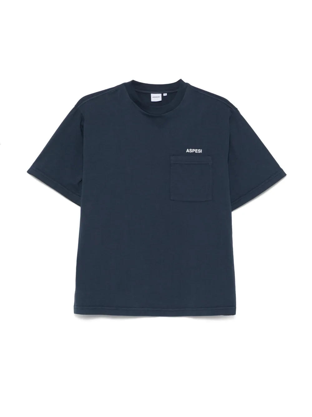 Aspesi Kids T-shirt met logoprint Blauw