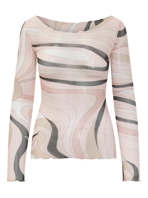 PUCCI top con estampado Marmo