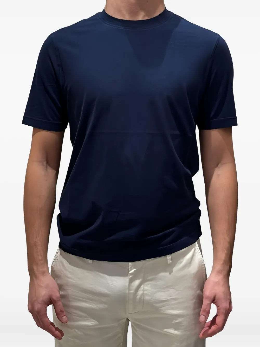 Filippo De Laurentiis crew-neck short-sleeve t-shirt - ブルー Filippo De Laurentiis crew-neck short-sleeve t-shirt - ブルー