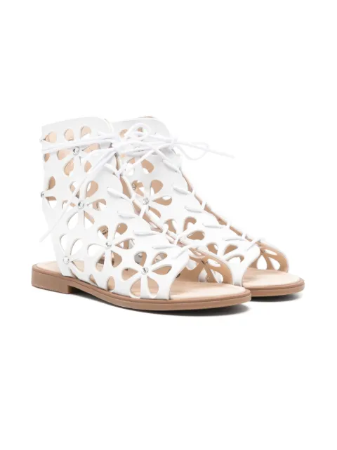 Florens sandalias con aberturas florales