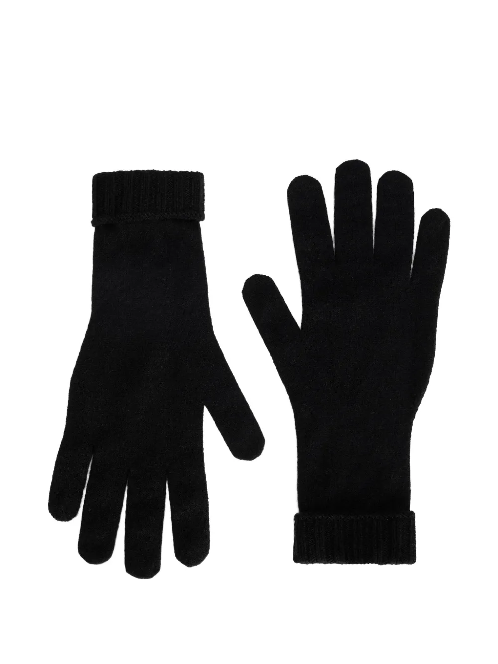 Dolce & Gabbana ribbed-cuff gloves | Black | Image 1