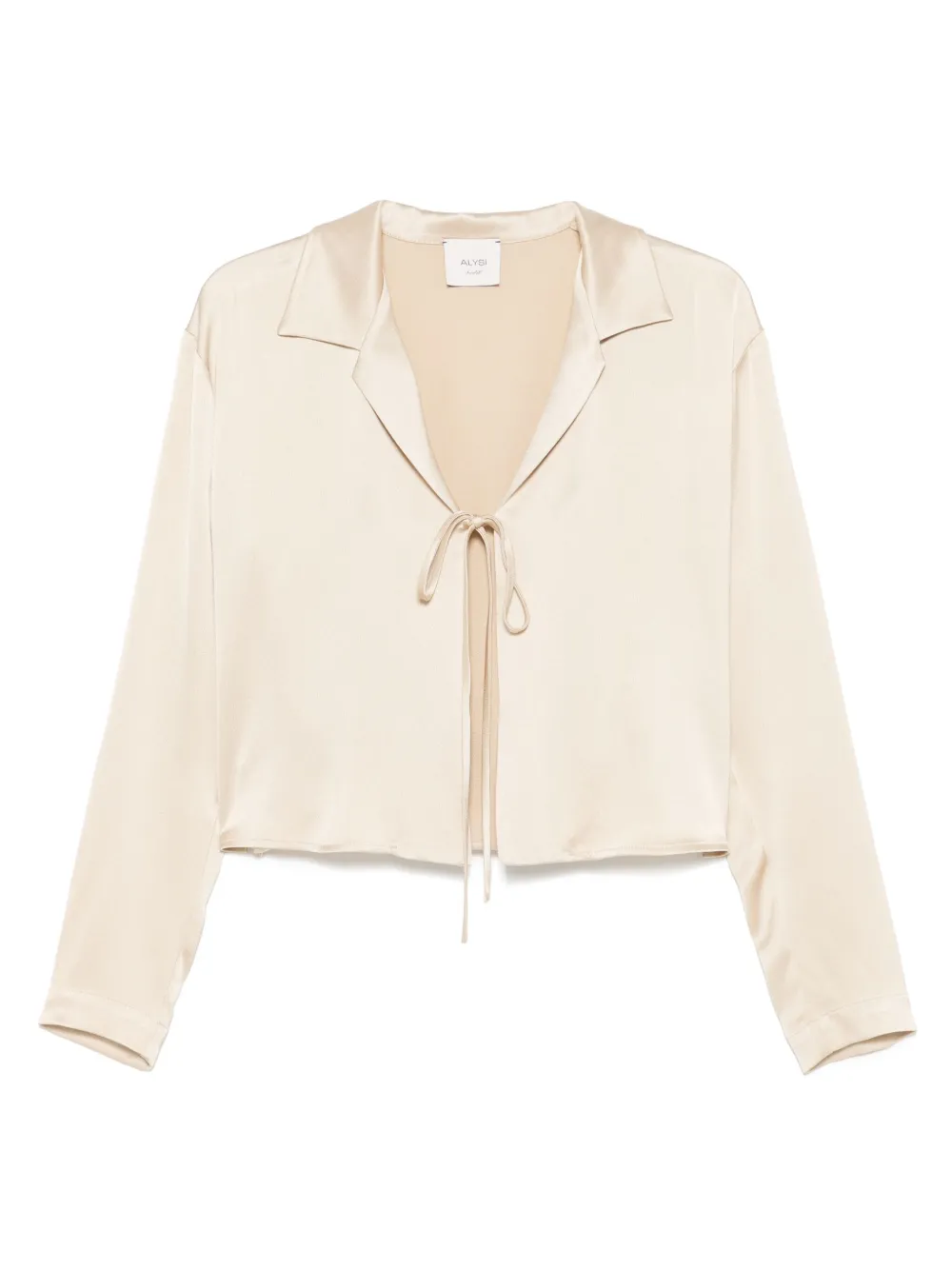 ALYSI SATIN-FINISH SHIRT