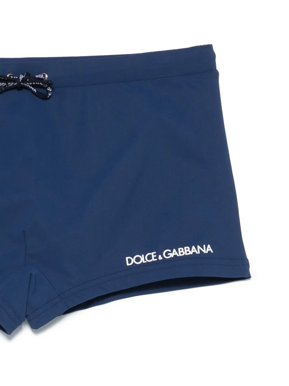 Dolce & Gabbana Kids Zwembroek met logoprint Blauw