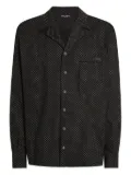 Dolce & Gabbana polka-dot revere shirt - Black
