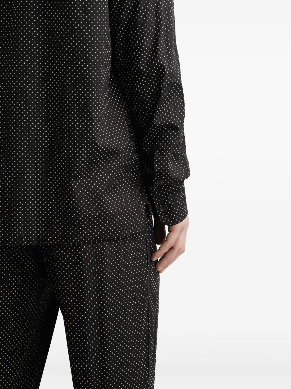 Dolce & Gabbana Overhemd met stippen Zwart