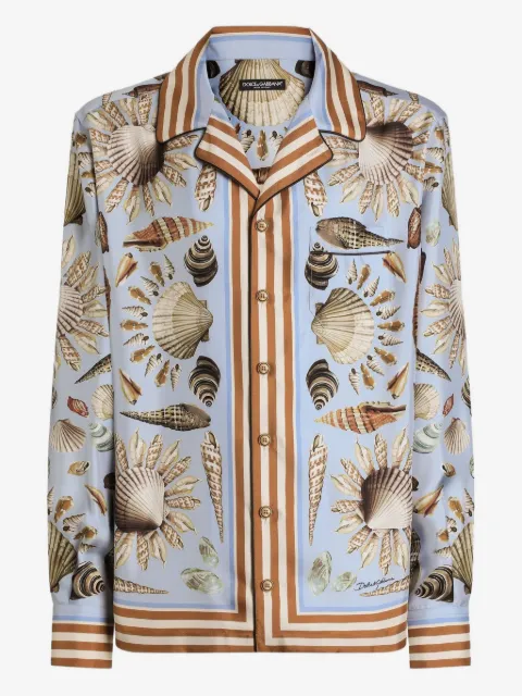 Dolce & Gabbana shell-print shirt