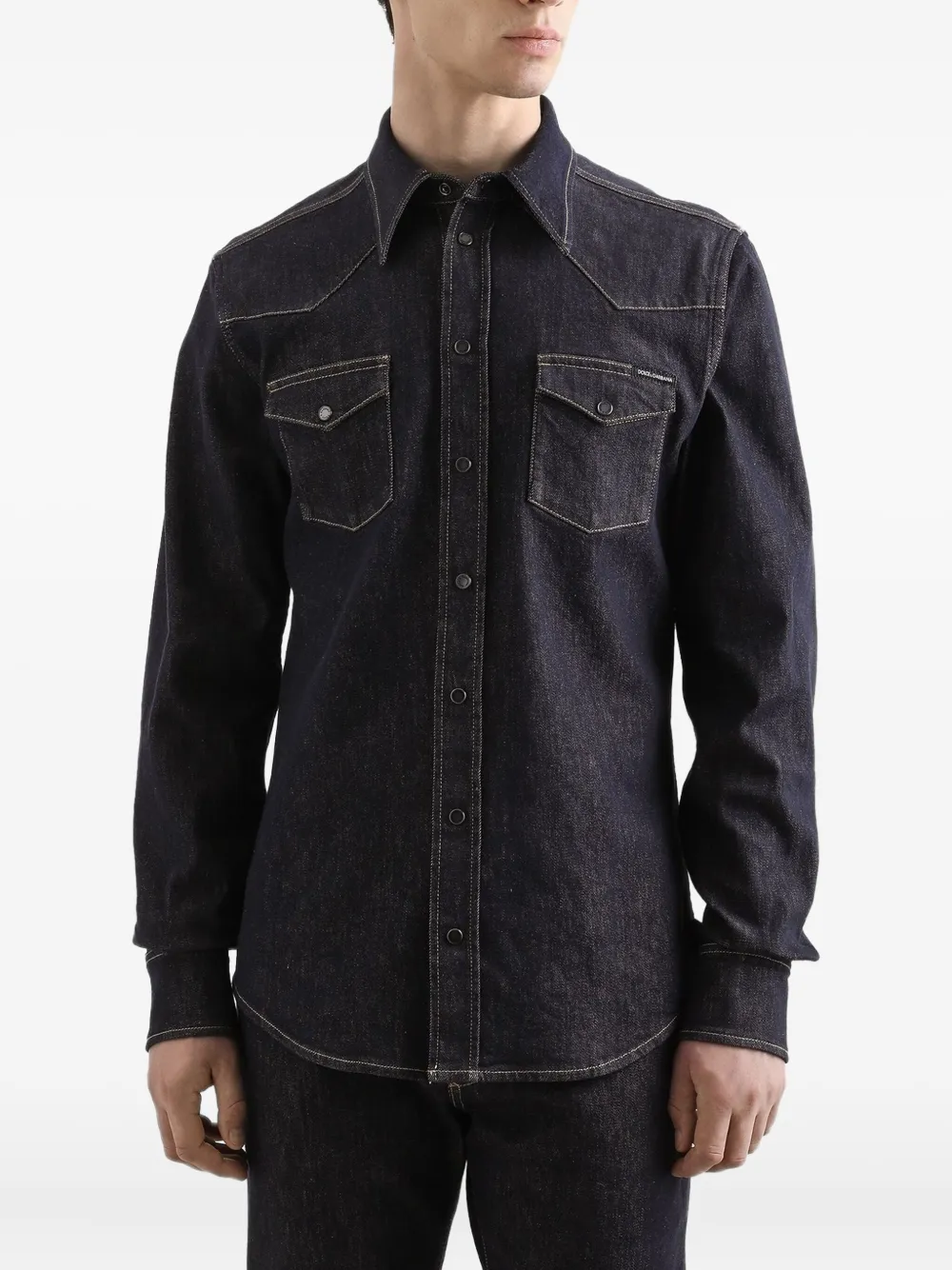 Dolce & Gabbana Denim overhemd Blauw