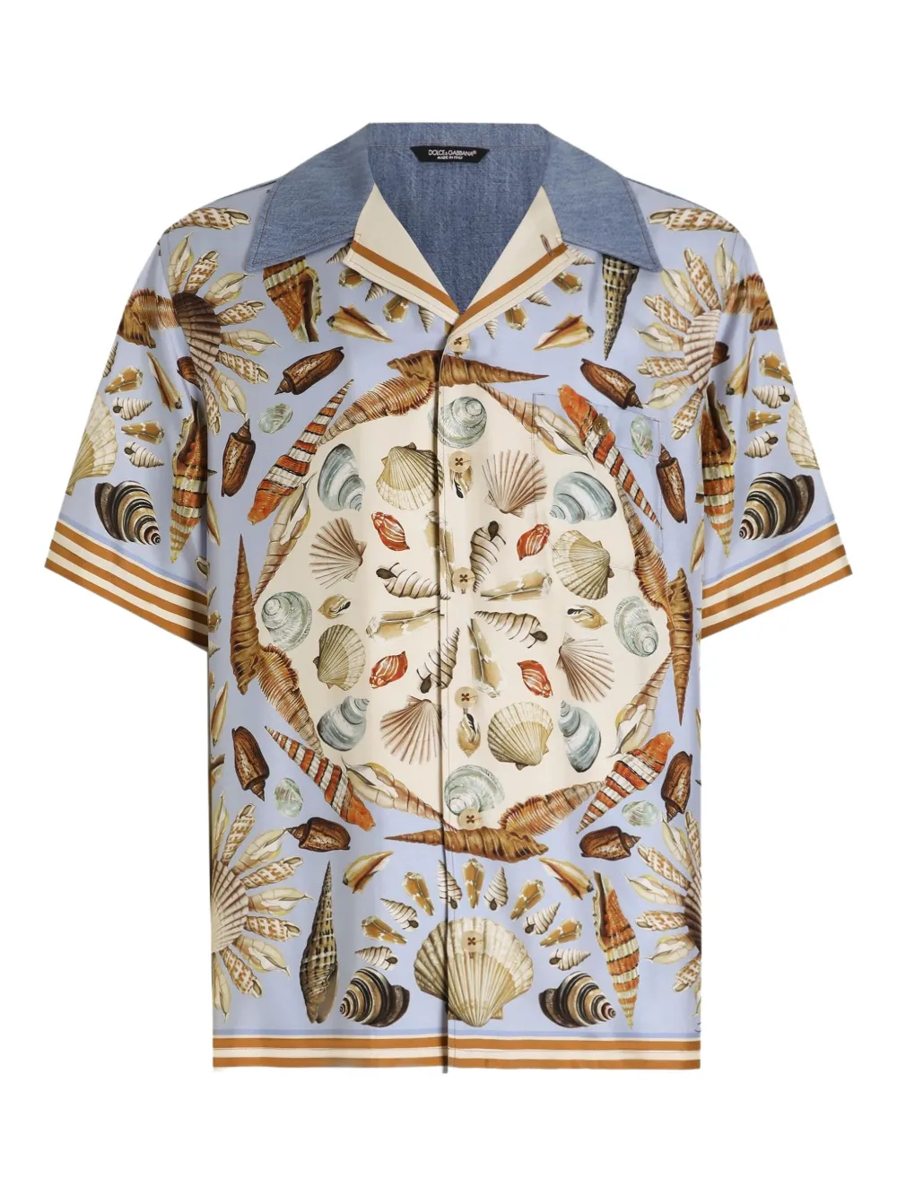 Dolce & Gabbana shell-print shirt | Blue | Image 1