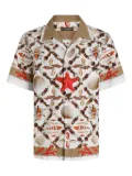 Dolce & Gabbana shell-print short-sleeve shirt - Neutrals