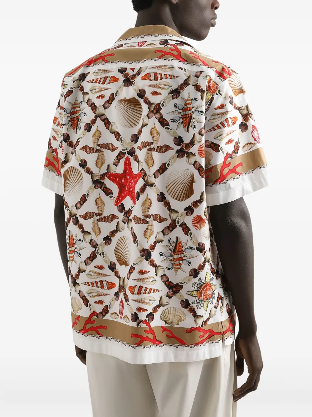 Dolce & Gabbana Overhemd met print Beige