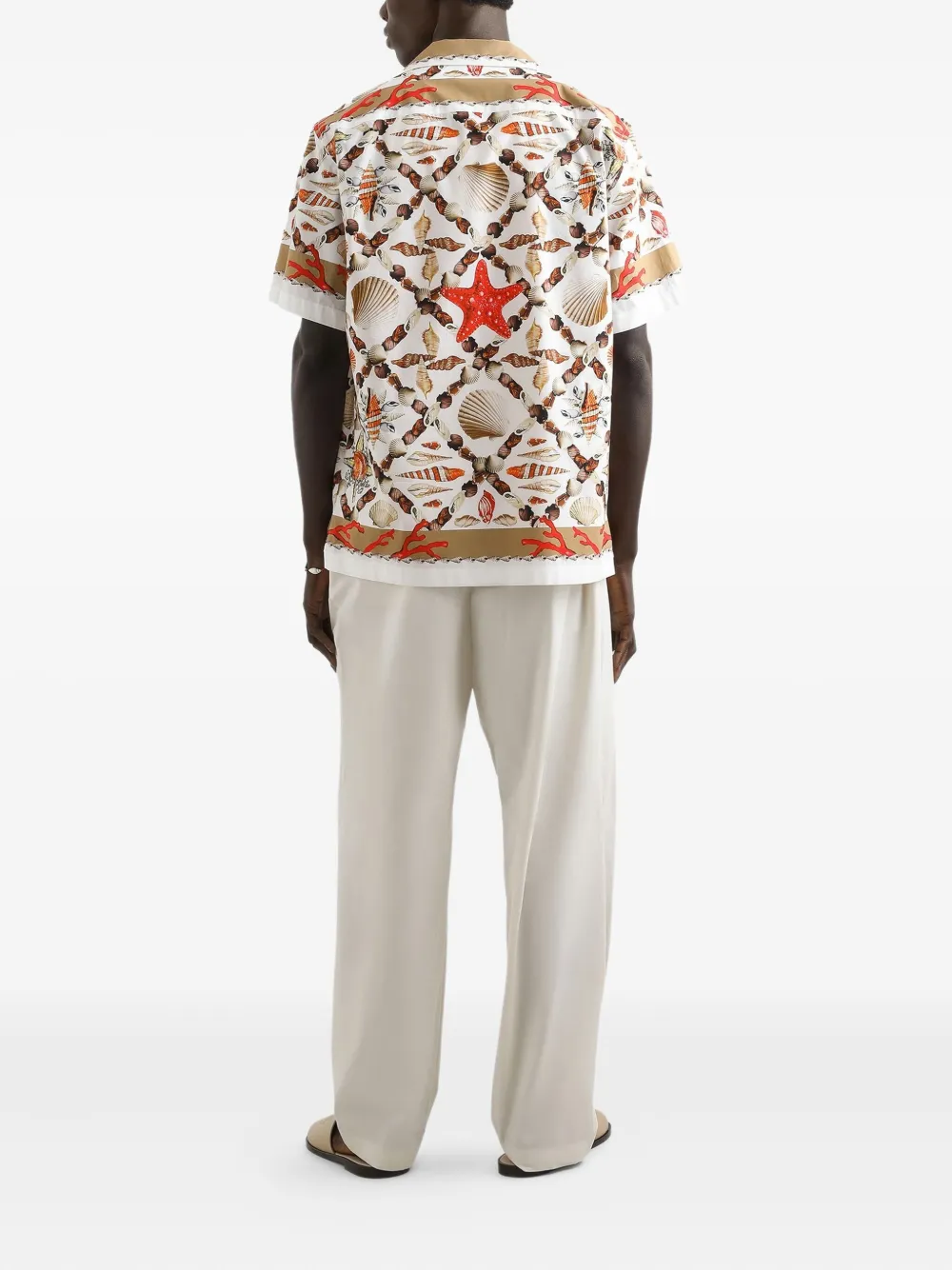 Dolce & Gabbana Overhemd met print Beige
